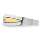 IB Goodman Two-tone Mens 3/8 carat Diamond Complete Ring - WBC