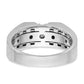 IB Goodman Two-tone Mens 3/8 carat Diamond Complete Ring - WBC