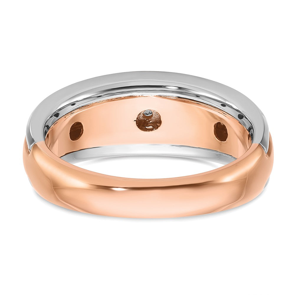 IB Goodman Two-tone / Mens 1/5 carat Diamond Complete Ring - WBC