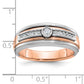 IB Goodman Two-tone / Mens 1/5 carat Diamond Complete Ring - WBC