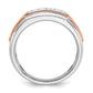 IBGoodman and Men's Polished 5-Stone 1/4 Carat AA Quality Diamond Ring - WBC