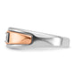 IBGoodman and Men's Polished 5-Stone 1/4 Carat AA Quality Diamond Ring - WBC
