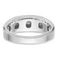 IBGoodman and Men's Polished 5-Stone 1/4 Carat AA Quality Diamond Ring - WBC