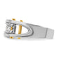 IB Goodman Two-tone Mens Polished Grooved Channel-set 5-Stone 1/2 Carat AA Diamond Ring - WBC