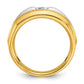 IB Goodman Two-tone Mens 1/3 carat Diamond Complete Ring - WBC