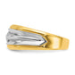 IB Goodman Two-tone Mens 1/3 carat Diamond Complete Ring - WBC
