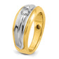 IB Goodman Two-tone Mens 1/3 carat Diamond Complete Ring - WBC