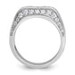 IBGoodman Men's Polished 1 7/8 Carat AA Quality Diamond Ring - WBC