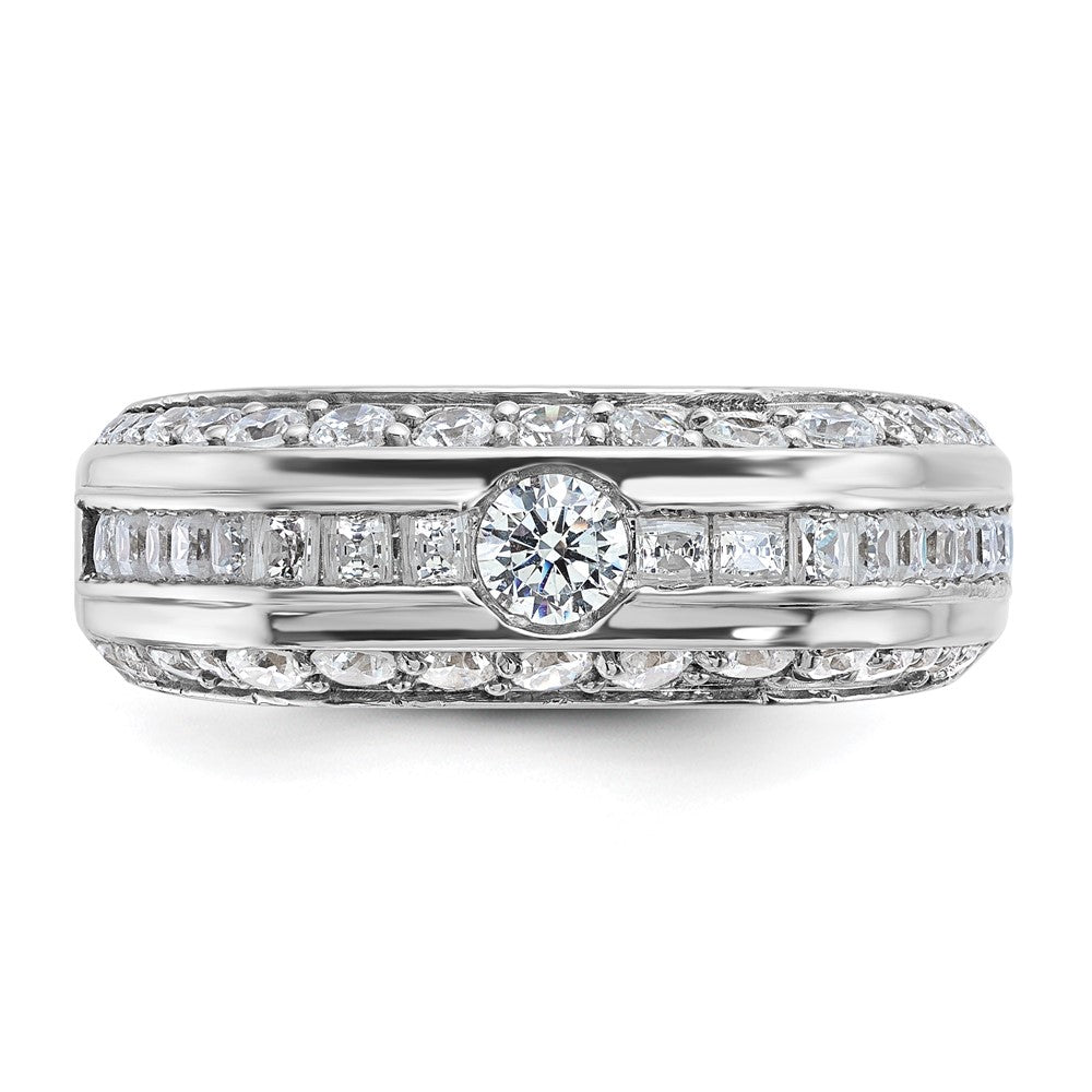 IBGoodman Men's Polished 1 7/8 Carat AA Quality Diamond Ring - WBC