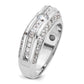 IBGoodman Men's Polished 1 7/8 Carat AA Quality Diamond Ring - WBC