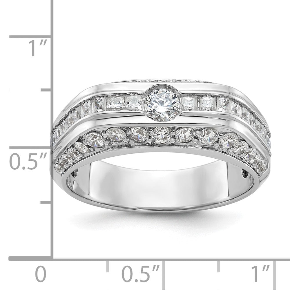 IBGoodman Men's Polished 1 7/8 Carat AA Quality Diamond Ring - WBC