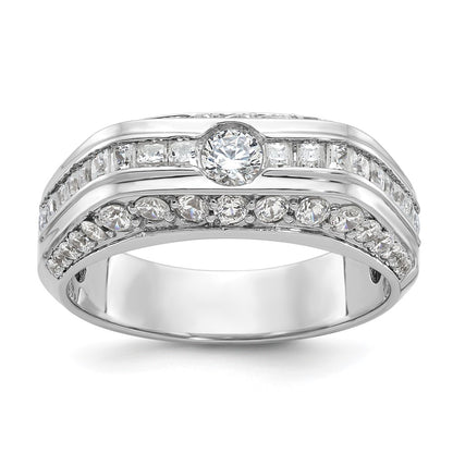 IBGoodman Men's Polished 1 7/8 Carat AA Quality Diamond Ring - WBC
