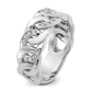 IB Goodman Mens Link Design 1/8 carat Diamond Complete Ring - WBC