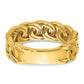 IB Goodman Mens Link Design 1/8 carat Diamond Complete Ring - WBC
