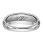 IBGoodman with Black Rhodium Men's Polished and Satin 1/15 Carat AA Quality Diamond Ring - WBC