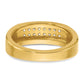 IB Goodman Mens Polished 2-Row 1/3 Carat AA Quality Diamond Ring - WBC
