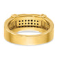 IB Goodman Mens 5/8 carat Black and Diamond Complete Ring - WBC