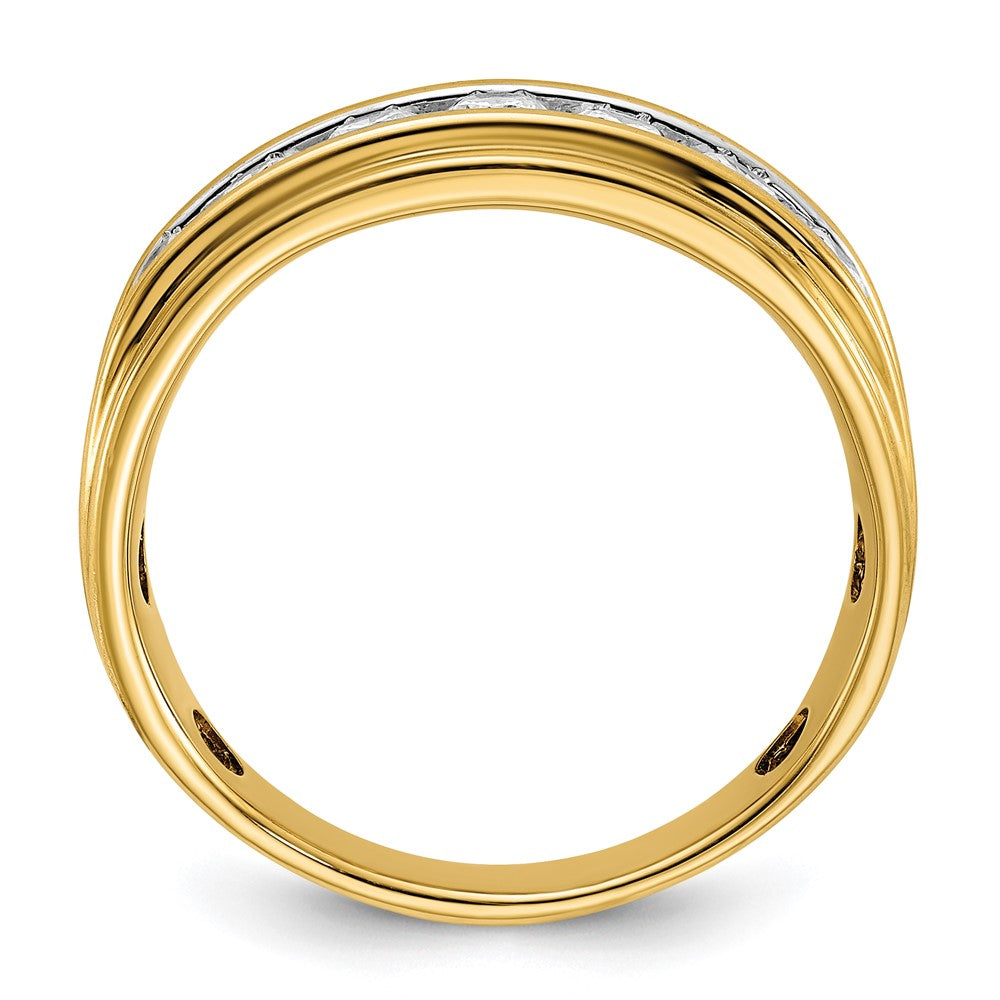 IBGoodman Men's Polished 7/8 Carat AA Quality Diamond Ring - WBC