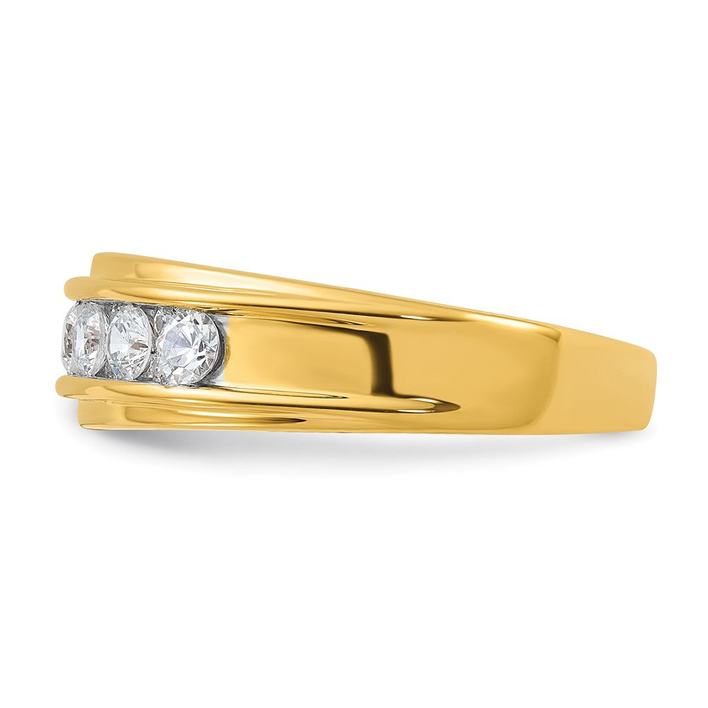 IBGoodman Men's Polished 7/8 Carat AA Quality Diamond Ring - WBC
