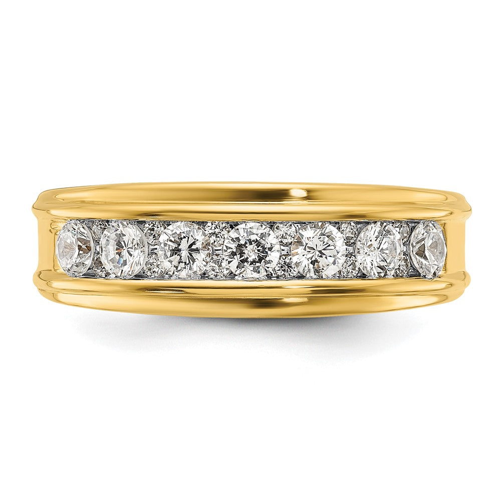 IBGoodman Men's Polished 7/8 Carat AA Quality Diamond Ring - WBC