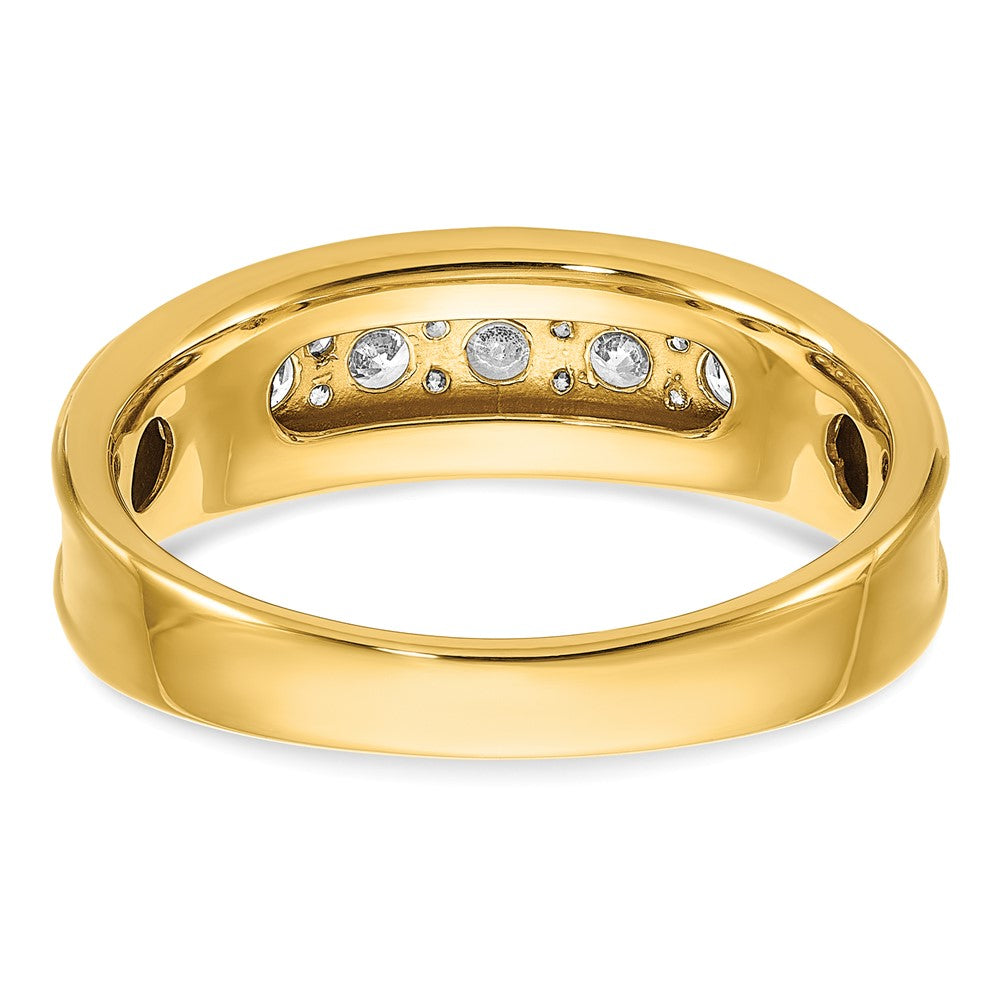 IBGoodman Men's Polished 7/8 Carat AA Quality Diamond Ring - WBC