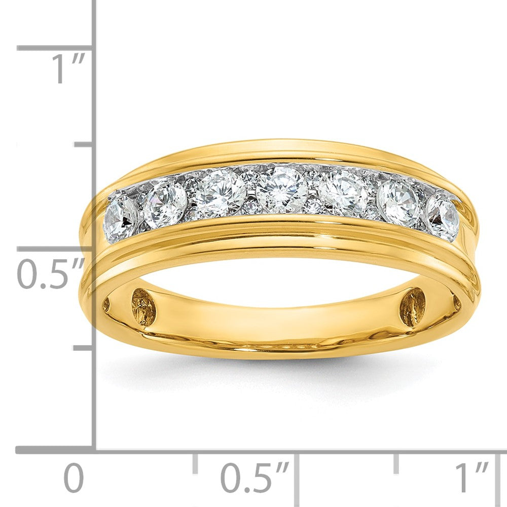 IBGoodman Men's Polished 7/8 Carat AA Quality Diamond Ring - WBC
