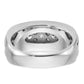 IBGoodman Men's Polished and Grooved 1 3/4 Carat AA Quality Diamond Ring - WBC