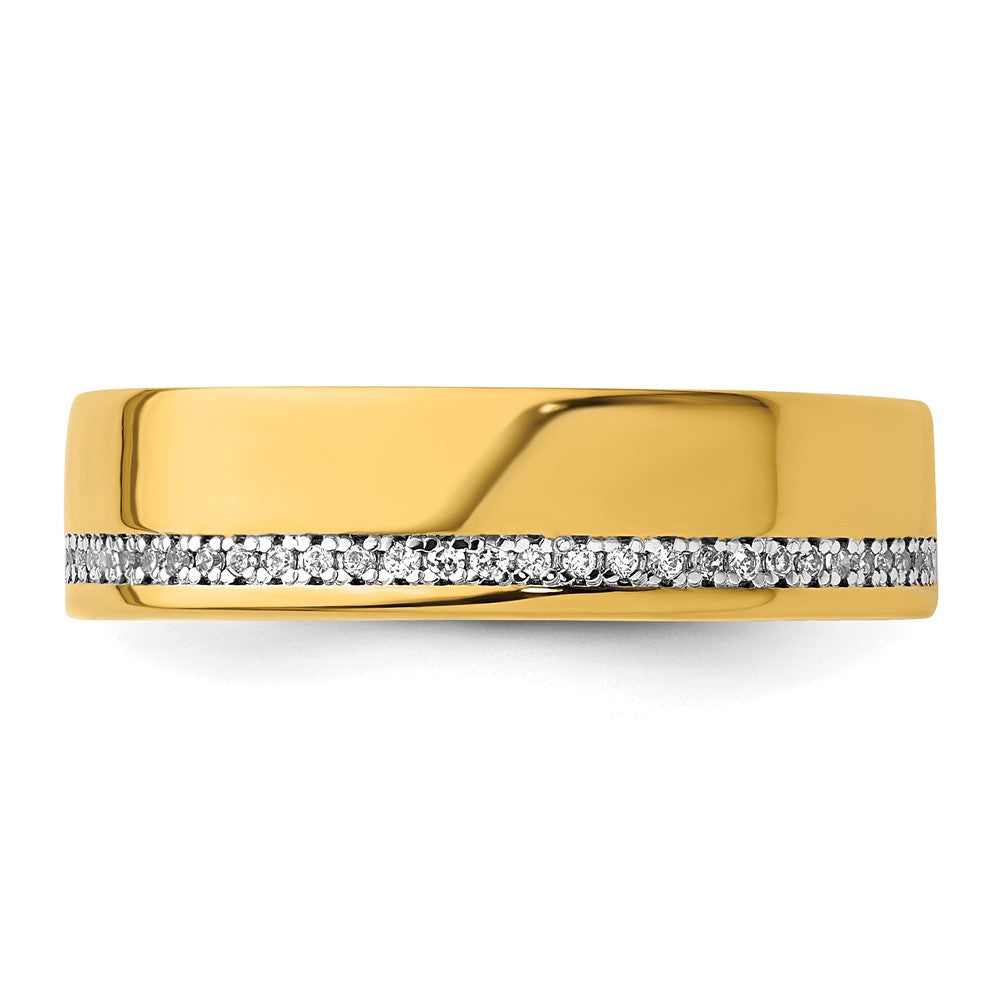 IBGoodman Polished 1/5 Carat AA Quality Diamond Row Ring - WBC