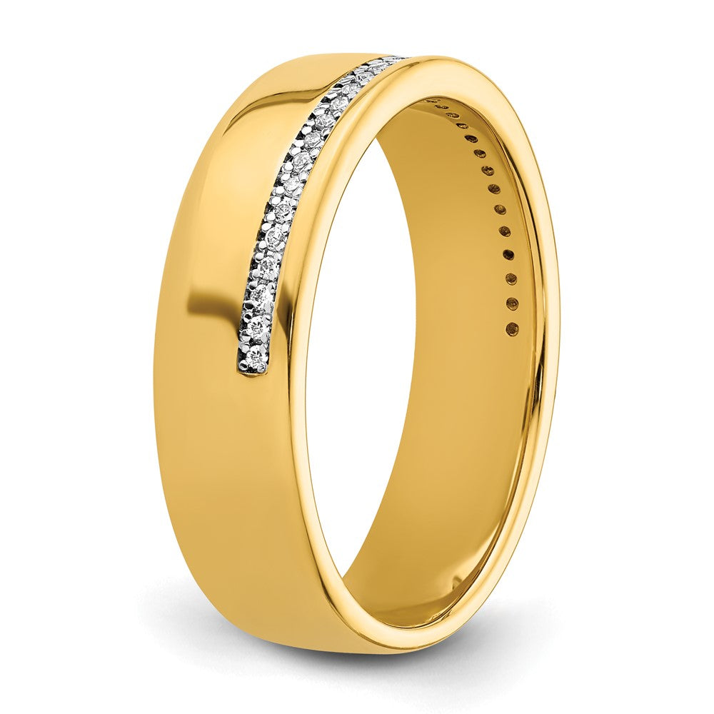 IBGoodman Polished 1/5 Carat AA Quality Diamond Row Ring - WBC