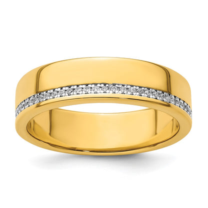 IBGoodman Polished 1/5 Carat AA Quality Diamond Row Ring - WBC