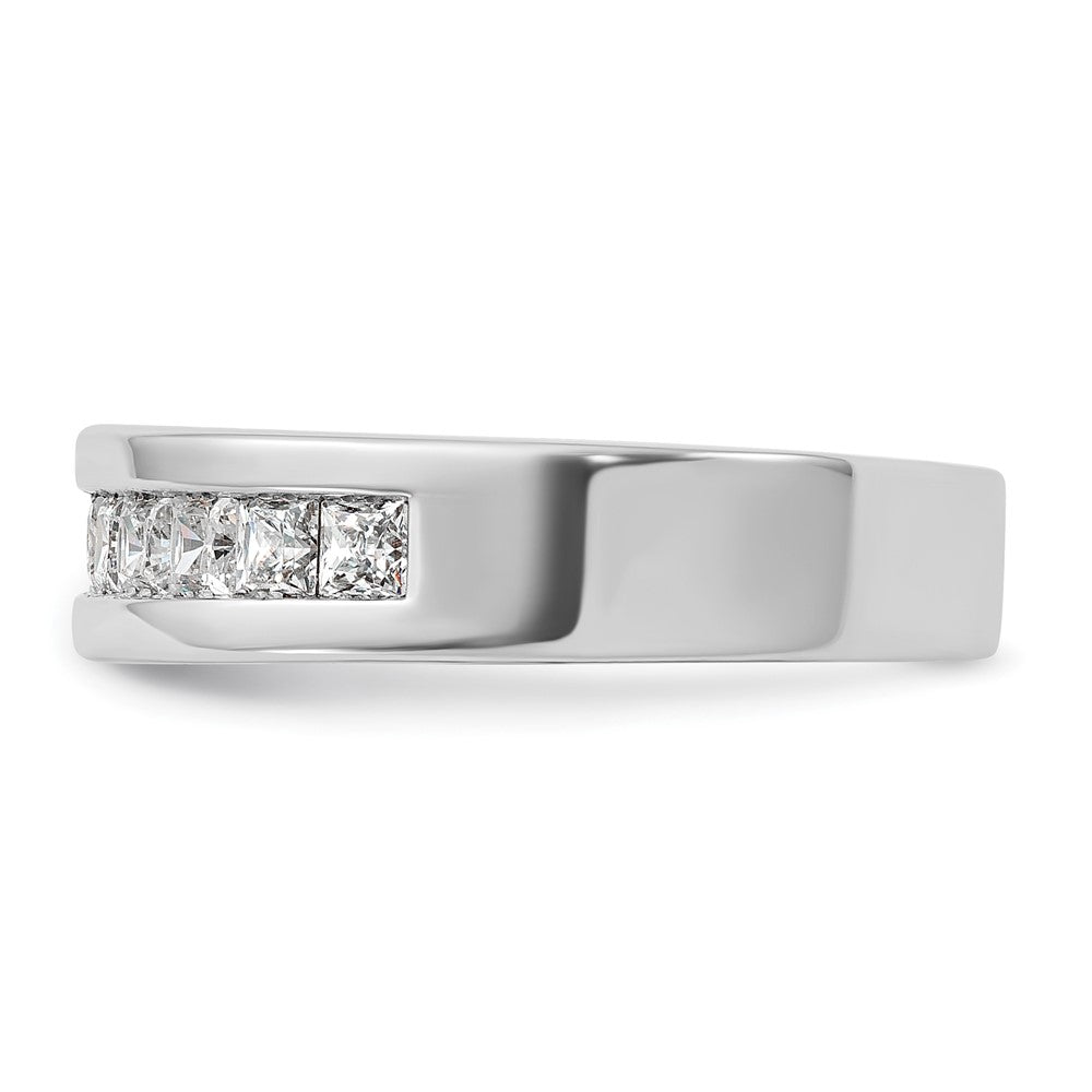 IBGoodman Men's Polished Square 11-Stone 1 Carat AA Quality Diamond Ring - WBC
