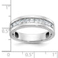 IBGoodman Men's Polished Square 11-Stone 1 Carat AA Quality Diamond Ring - WBC