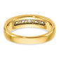 IBGoodman with Rhodium Men's Polished 1/2 Carat AA Quality Diamond Ring - WBC