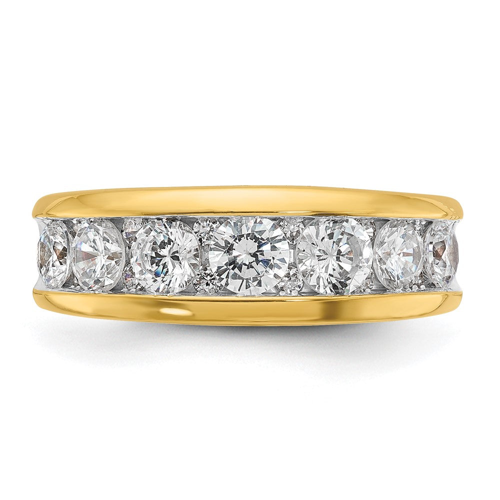 IB Goodman with Rhodium Mens Polished 1.5 Carat AA Diamond Ring - WBC