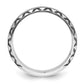 IB Goodman with Black Rhodium Mens Satin Diamond Complete Ring - WBC