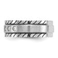 IB Goodman Mens Polished and Satin 1/4 carat Diamond Complete Ring - WBC