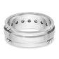 IB Goodman Mens Polished and Satin 1/4 carat Diamond Complete Ring - WBC