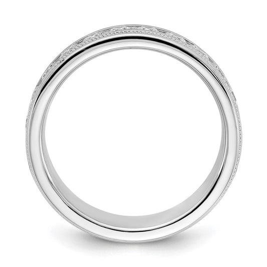 IBGoodman Men's Polished and Milgrain 11-Stone 1 Carat AA Quality Diamond Ring - WBC
