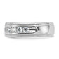 IBGoodman Men's Polished and Milgrain 11-Stone 1 Carat AA Quality Diamond Ring - WBC