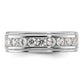 IBGoodman Men's Polished and Milgrain 11-Stone 1 Carat AA Quality Diamond Ring - WBC
