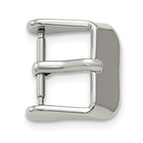 14mm Silver-tone Stainless Steel Buckle