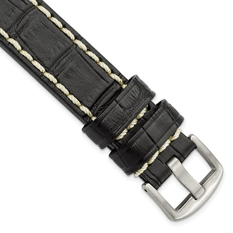 Panerai Style Alligator Grain Watch Bands