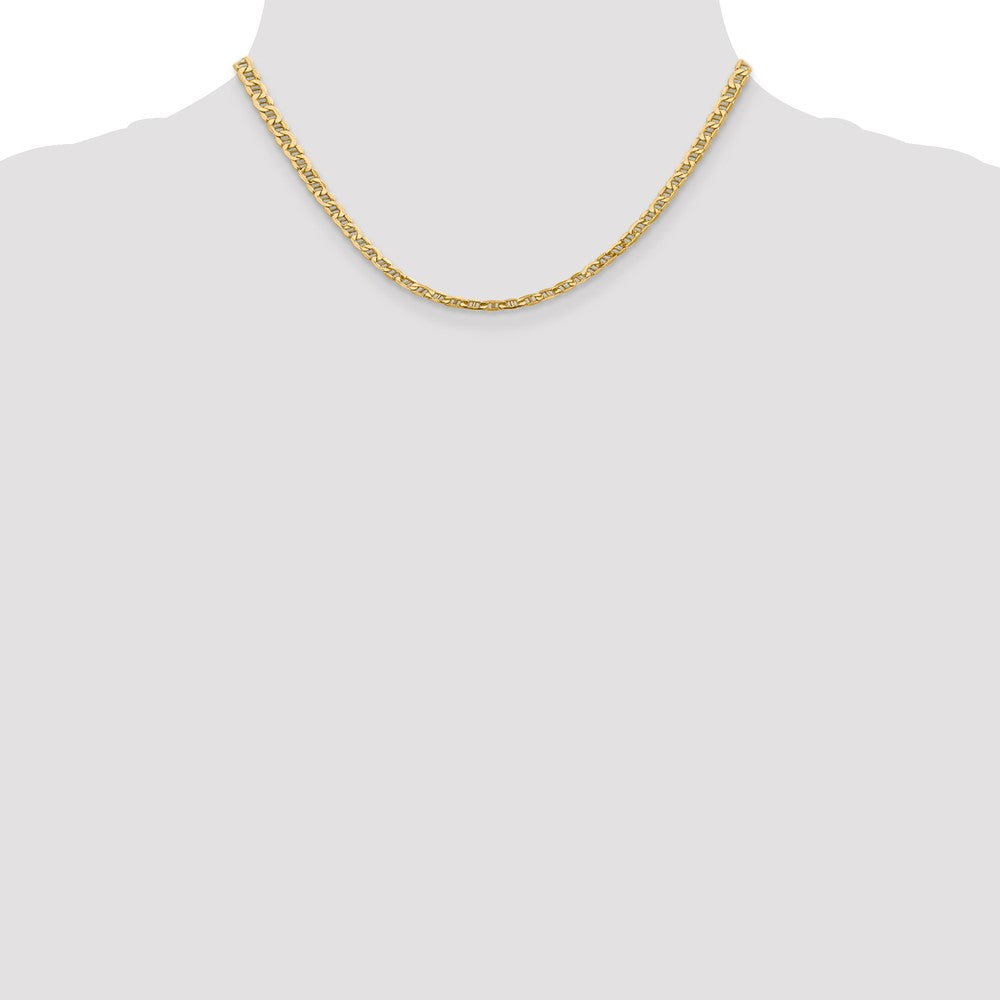 Semi-Solid Anchor with Lobster Clasp Chain - WBC