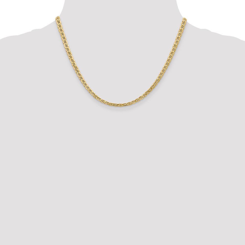 Semi-Solid Anchor with Lobster Clasp Chain - WBC