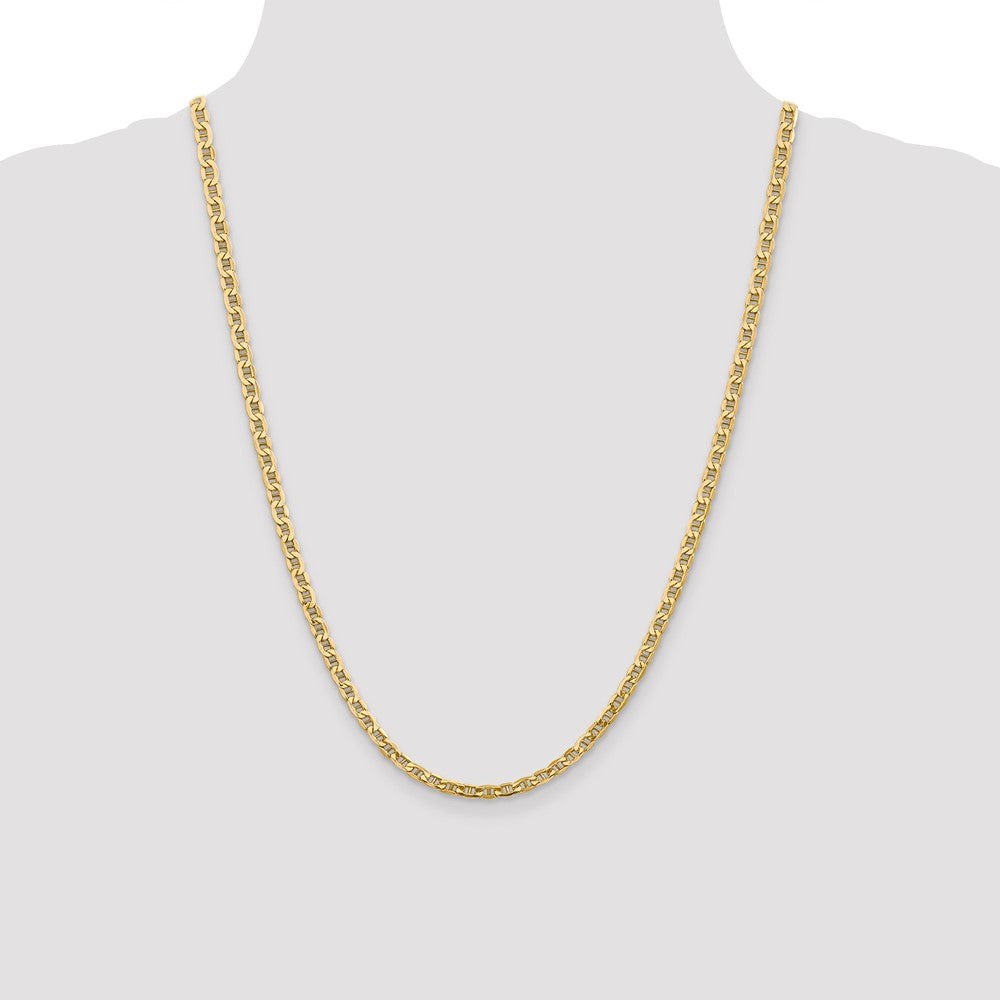 Semi-Solid Anchor with Lobster Clasp Chain - WBC