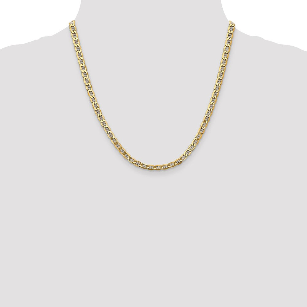 Semi-Solid Anchor with Lobster Clasp Chain - WBC