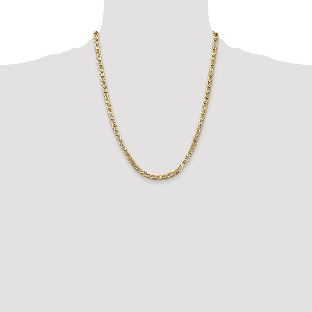 Semi-Solid Anchor with Lobster Clasp Chain - WBC