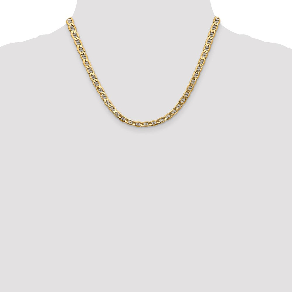 Semi-Solid Anchor with Lobster Clasp Chain - WBC