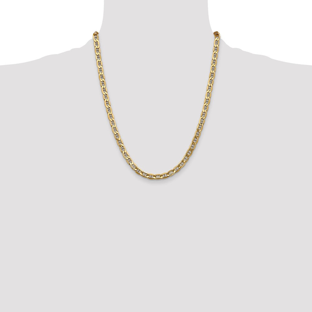Semi-Solid Anchor with Lobster Clasp Chain - WBC