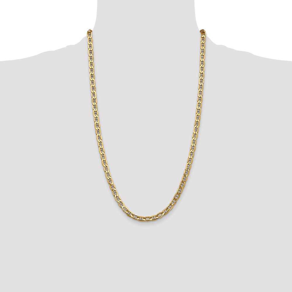 Semi-Solid Anchor with Lobster Clasp Chain - WBC